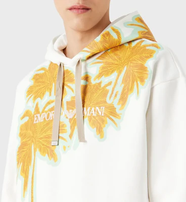 Emporio Armani Colorblock Logo Print Pullover Hoodie - Multicolor 3R1M6Z-1JT2Z1-01G2 Details for Emporio Armani Colorblock Logo Print Pullover Hoodie - Multicolor 3R1M6Z-1JT2Z1-01G2