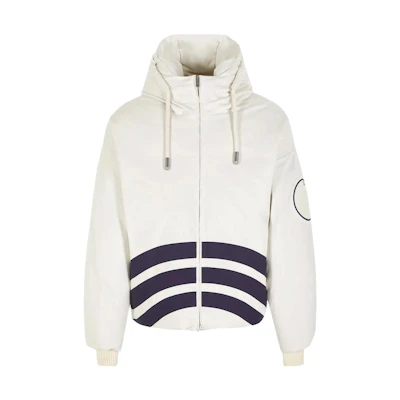 Emporio Armani Colorblock Striped Hooded Down Jacket for Men 6R1B8N-1K1CZ-101I2
