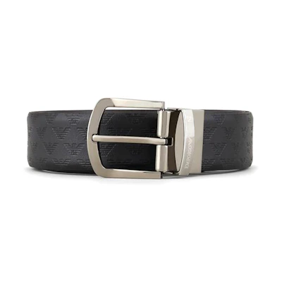 Emporio Armani Crocodile Pattern Smooth Leather Belt 3.5cm Wide. Y4S074YKL2J88443