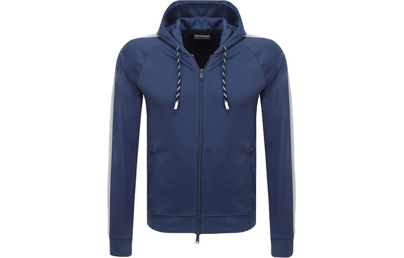 Order Sudadera Chaqueta con Capucha y Cremallera Emporio Armani Azul Oscuro. 3Z1M64-1JSQZ-0909