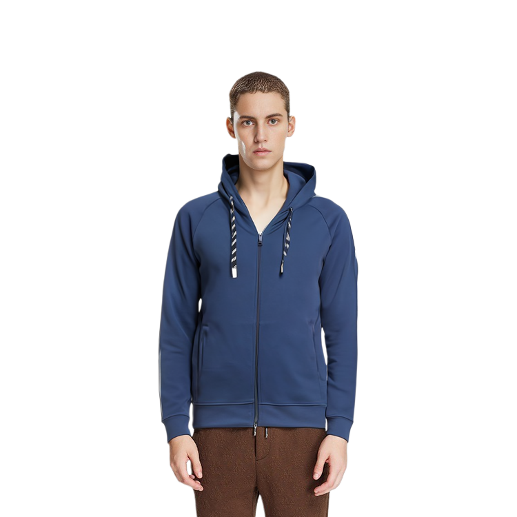 Shop Sudadera Chaqueta con Capucha y Cremallera Emporio Armani Azul Oscuro. 3Z1M64-1JSQZ-0909