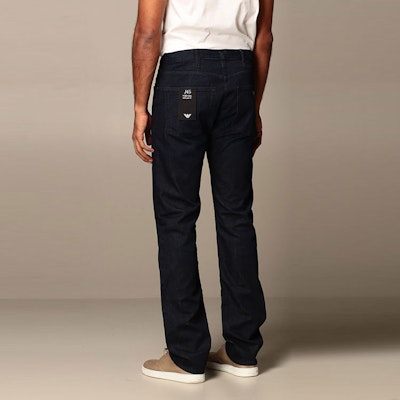 Emporio Armani Seluar Jeans Butang Potongan Lurus Warna Biru Gelap 8N1J45-1D19Z-0941 Shop Emporio Armani Seluar Jeans Butang Potongan Lurus Warna Biru Gelap 8N1J45-1D19Z-0941