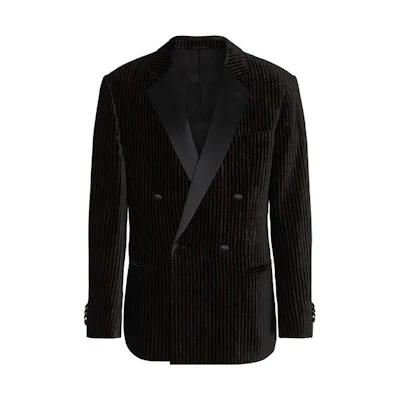Emporio Armani Double-Breasted Blazer Jacket Black 3SGGG14JT-04OX1-FC99
