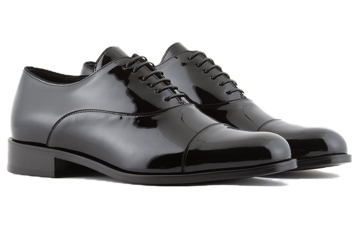 Order 엠포리오 아르마니 블랙 에나멜 드레스 슈즈 X2C705XN9231K001