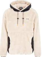 EMPORIO ARMANI EA7 Beige Logo Patch Hoodie. 6RPM51-PJSFZ-11716 EMPORIO ARMANI EA7 Beige Logo Patch Hoodie. 6RPM51-PJSFZ-11716