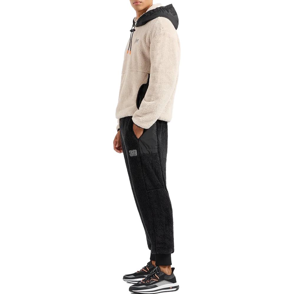 Purchase EMPORIO ARMANI EA7 米色標誌貼布連帽上衣. 6RPM51-PJSFZ-11716