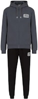EMPORIO ARMANI EA7 Black Casual Sports Hoodie Zip-Up Tracksuit Set. 6KPV68-PJ07Z-22BY EMPORIO ARMANI EA7 Black Casual Sports Hoodie Zip-Up Tracksuit Set. 6KPV68-PJ07Z-22BY