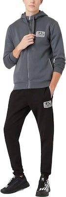 EMPORIO ARMANI EA7 黑色休閒運動連帽拉鍊套裝。 6KPV68-PJ07Z-22BY Lookbook EMPORIO ARMANI EA7 黑色休閒運動連帽拉鍊套裝。 6KPV68-PJ07Z-22BY