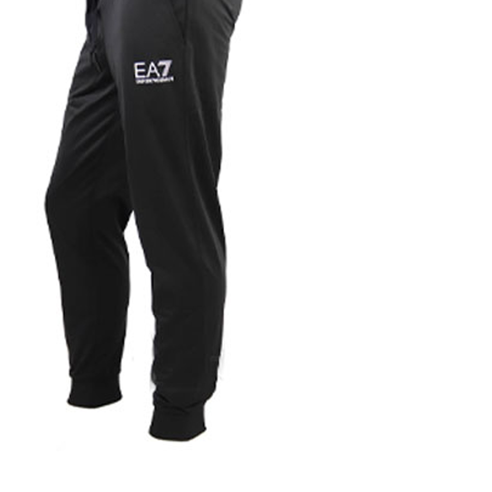 Sizing Chándal Emporio Armani EA7 Letra Negra SS22 Ropa Deportiva Casual. 6LPV59-PJ08Z-1200