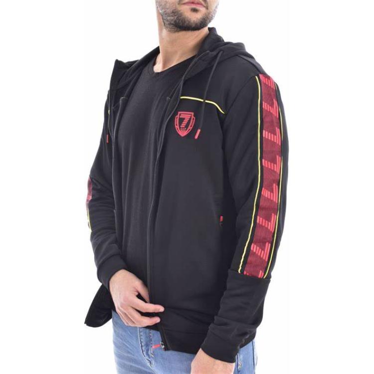 Emporio Armani EA7  Black Letter Print Zip-Up Hoodie 6LPM86-PJJUZ-1200 圖 5