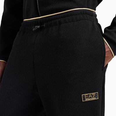 Emporio Armani EA7 Black Logo Jogger Pants with Drawstring - SS24 Collection 7M000030-AF10344-UC001 Purchase Emporio Armani EA7 Black Logo Jogger Pants with Drawstring - SS24 Collection 7M000030-AF10344-UC001