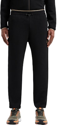 Emporio Armani EA7 Black Logo Jogger Pants with Drawstring - SS24 Collection 7M000030-AF10344-UC001 Details for Emporio Armani EA7 Black Logo Jogger Pants with Drawstring - SS24 Collection 7M000030-AF10344-UC001