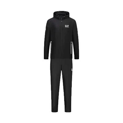 Emporio Armani EA7 Black Logo Print Casual Sportswear Set 8NPV08-PN4HZ-0200