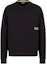 Buy Emporio Armani EA7 Black Logo Print Crewneck Long Sleeve Sweatshirt. 3DPM56-PJEQZ-0200