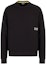 Order Emporio Armani EA7 Black Logo Print Crewneck Long Sleeve Sweatshirt. 3DPM56-PJEQZ-0200