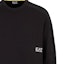 Purchase Emporio Armani EA7 Black Logo Print Crewneck Long Sleeve Sweatshirt. 3DPM56-PJEQZ-0200