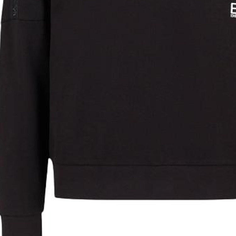 Sizing Emporio Armani EA7  Black Logo Print Crewneck Long Sleeve Sweatshirt. 3DPM56-PJEQZ-0200