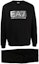 Order Emporio Armani EA7 Black Logo Print Crewneck Sweatshirt Set 6LPV64-PJ07Z-0200