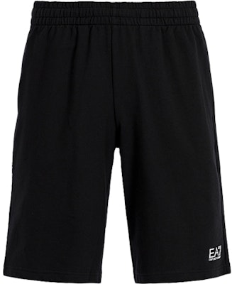 EMPORIO ARMANI EA7 Black Logo Print Elastic Waist Casual Shorts. 8NPS02-J05Z-1200 Order EMPORIO ARMANI EA7 Black Logo Print Elastic Waist Casual Shorts. 8NPS02-J05Z-1200