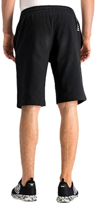 EMPORIO ARMANI EA7 Black Logo Print Elastic Waist Casual Shorts. 8NPS02-J05Z-1200 Shop EMPORIO ARMANI EA7 Black Logo Print Elastic Waist Casual Shorts. 8NPS02-J05Z-1200