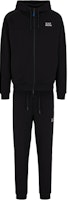 EMPORIO ARMANI EA7 Black Logo Print Hoodie Zip Tracksuit Set 6DPV52-PJUWZ-1771 EMPORIO ARMANI EA7 Black Logo Print Hoodie Zip Tracksuit Set 6DPV52-PJUWZ-1771