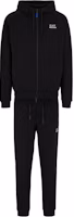 Order EMPORIO ARMANI EA7 黑色Logo印花拉鍊連帽運動套裝 6DPV52-PJUWZ-1771