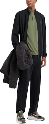 Emporio Armani EA7 黑色logo立領拉鍊長袖衛衣 FW24 6DPM83-PJZKZ-1200 Purchase Emporio Armani EA7 黑色logo立領拉鍊長袖衛衣 FW24 6DPM83-PJZKZ-1200