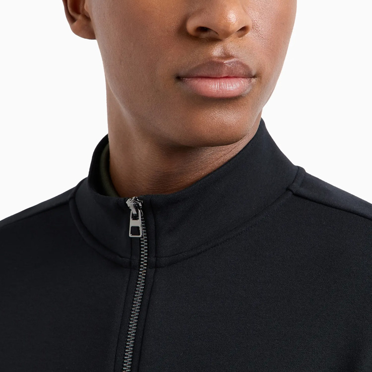 Emporio Armani EA7  Black Logo Stand Collar Zip-Up Sweatshirt FW24. 6DPM83-PJZKZ-1200 圖 6