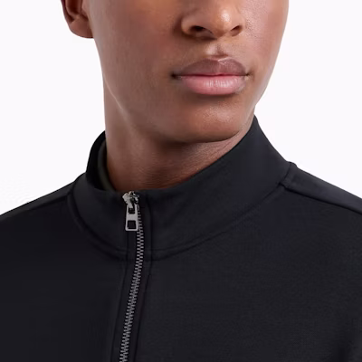 Emporio Armani EA7 黑色logo立領拉鍊長袖衛衣 FW24 6DPM83-PJZKZ-1200 Details for Emporio Armani EA7 黑色logo立領拉鍊長袖衛衣 FW24 6DPM83-PJZKZ-1200