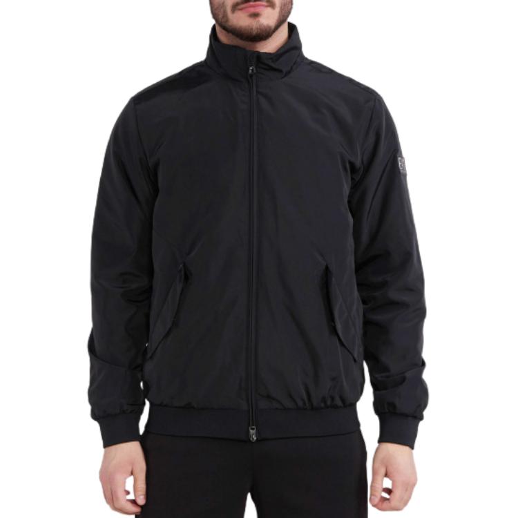 EMPORIO ARMANI EA7  Black Logo Zip-Up Long Sleeve Jacket 3RPB24-PNT3Z-1200 圖 3