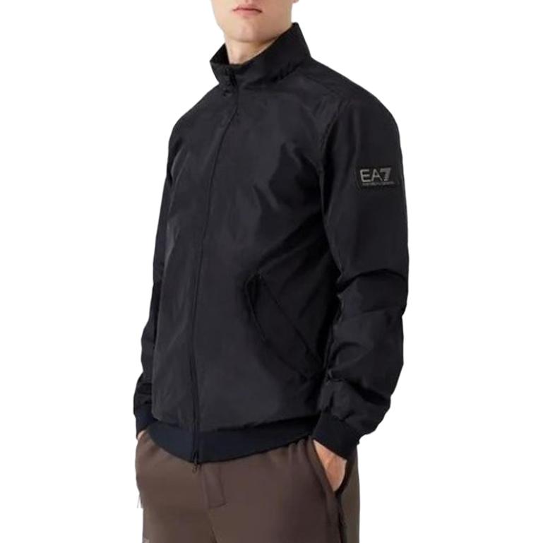 EMPORIO ARMANI EA7  Black Logo Zip-Up Long Sleeve Jacket 3RPB24-PNT3Z-1200 圖 5