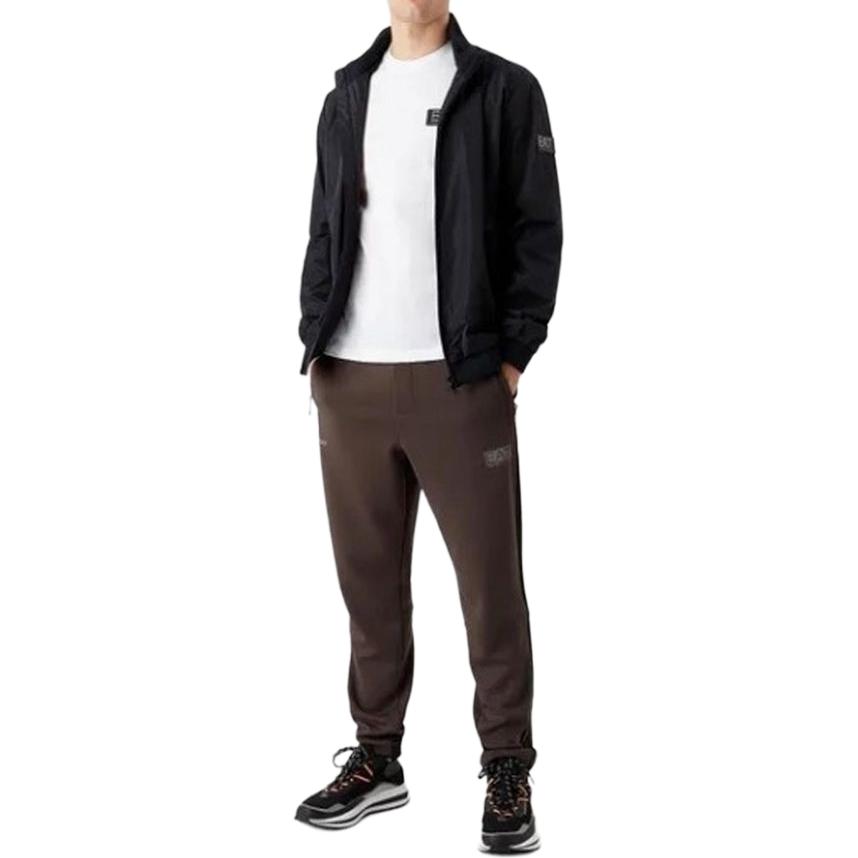 EMPORIO ARMANI EA7  Black Logo Zip-Up Long Sleeve Jacket 3RPB24-PNT3Z-1200 圖 6