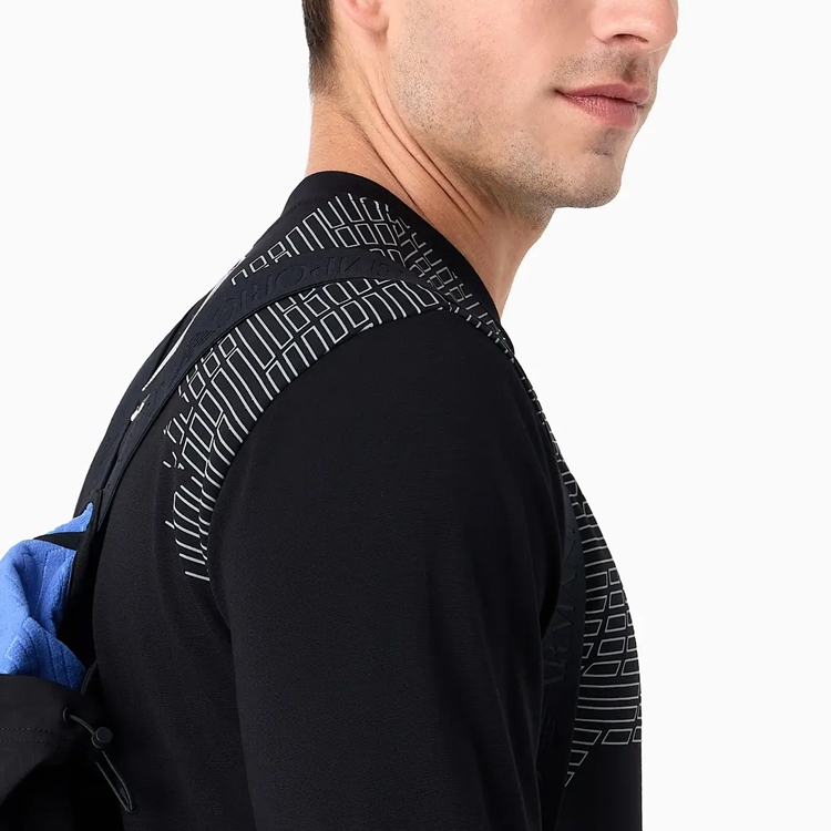 EMPORIO ARMANI EA7  Black Logo Zip Colorblock Hoodie Jacket 6RPB18-PNDQZ-1200 圖 7