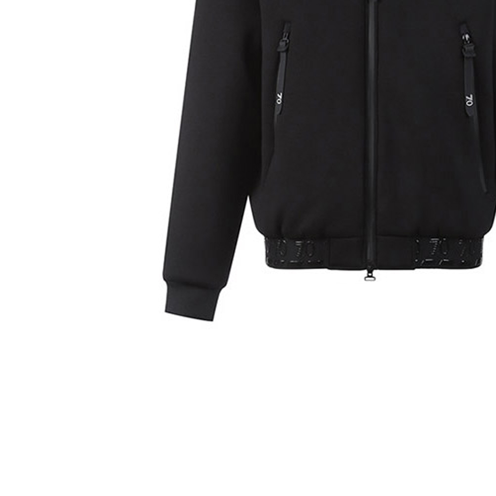 Details for EMPORIO ARMANI EA7 黑色寬鬆版棒球領棉質外套附標誌 6LPB33-PJGRZ-1200