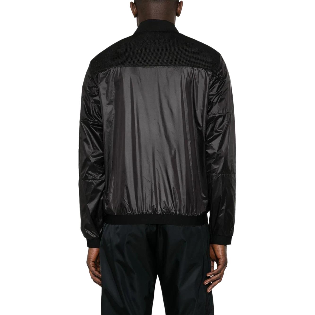 EMPORIO ARMANI EA7  Black Loose-Fit Logo Zip-Up Jacket SS24 3DPB05-PN2MZ-1200 圖 4