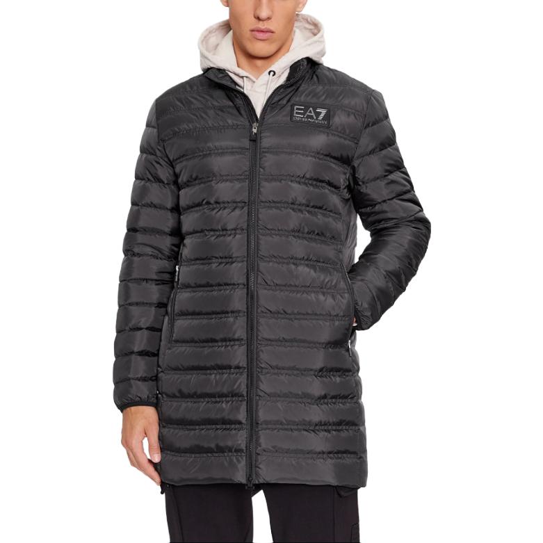 Emporio Armani EA7  Black Mid-Length Down Jacket with Zip. 6RPK12-PN5ZZ-1200 圖 6