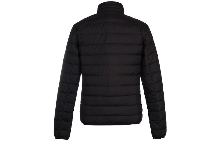 Lookbook エンポリオ アルマーニ EA7 ブラック パファージャケット スタンドカラー ジッパー付き 8NPB08-PNE1Z-1200