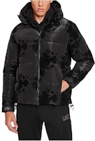 EMPORIO ARMANI EA7 Black Slim Fit Hoodie Zip Jacket 6RPB26-PNEPZ-1200 EMPORIO ARMANI EA7 Black Slim Fit Hoodie Zip Jacket 6RPB26-PNEPZ-1200