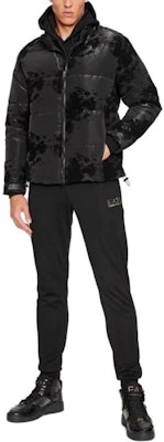 EMPORIO ARMANI EA7 黑色修身連帽拉鏈外套 6RPB26-PNEPZ-1200 Lookbook EMPORIO ARMANI EA7 黑色修身連帽拉鏈外套 6RPB26-PNEPZ-1200