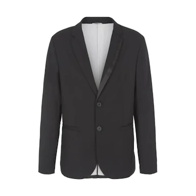 EMPORIO ARMANI EA7 Black Solid Casual Blazer. 6RZG44-ZNXZZ-1200