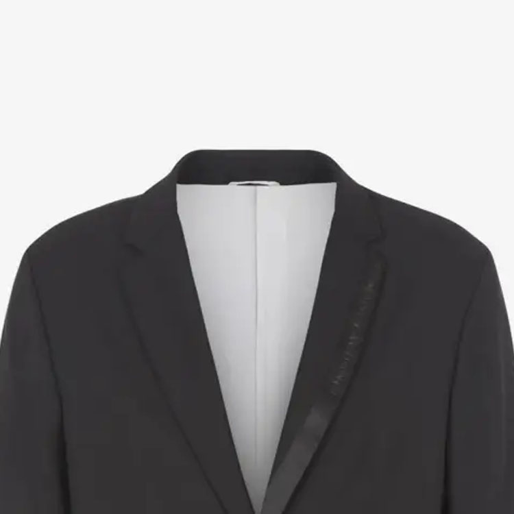 Sizing EMPORIO ARMANI EA7 黑色簡約休閒西裝外套 6RZG44-ZNXZZ-1200