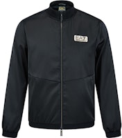 Emporio Armani EA7 Black Solid Zip-Up Jacket Long Sleeve SS22. 3LPB16-PN2UZ-1200 Emporio Armani EA7 Black Solid Zip-Up Jacket Long Sleeve SS22. 3LPB16-PN2UZ-1200