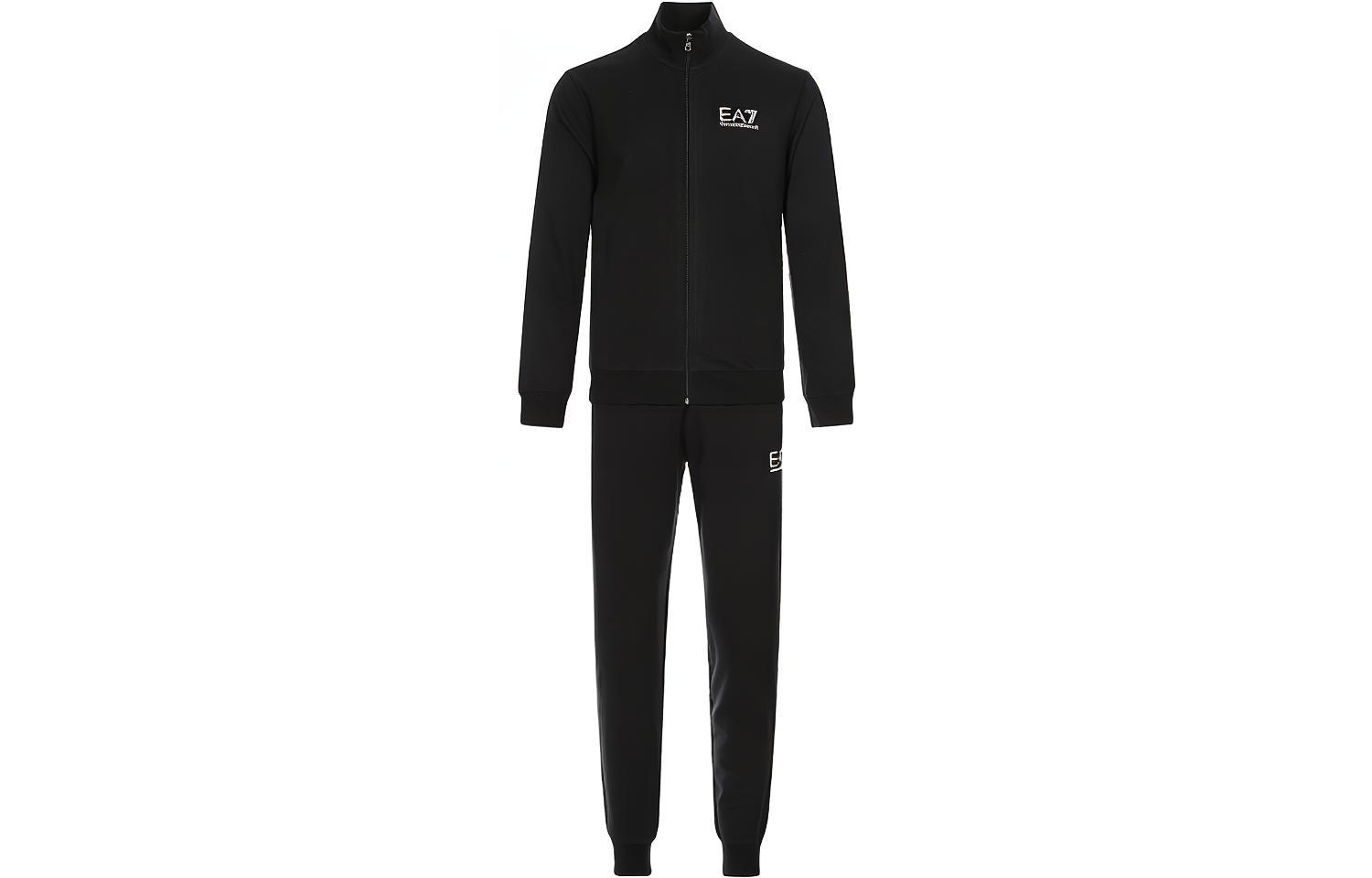 Buy Emporio Armani EA7  Black Tracksuit - Zip Jacket & Joggers Set. 6ZPV51-PJ05Z-1200