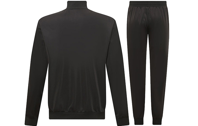 Lookbook エンポリオアルマーニ EA7 ブラック トラックスーツ - ジッパージャケット＆ドローストリングパンツ 3RPV53-PJ08Z-1200