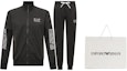 Purchase エンポリオアルマーニ EA7 ブラック トラックスーツ - ジッパージャケット&ドローストリングパンツ 3RPV53-PJ08Z-1200