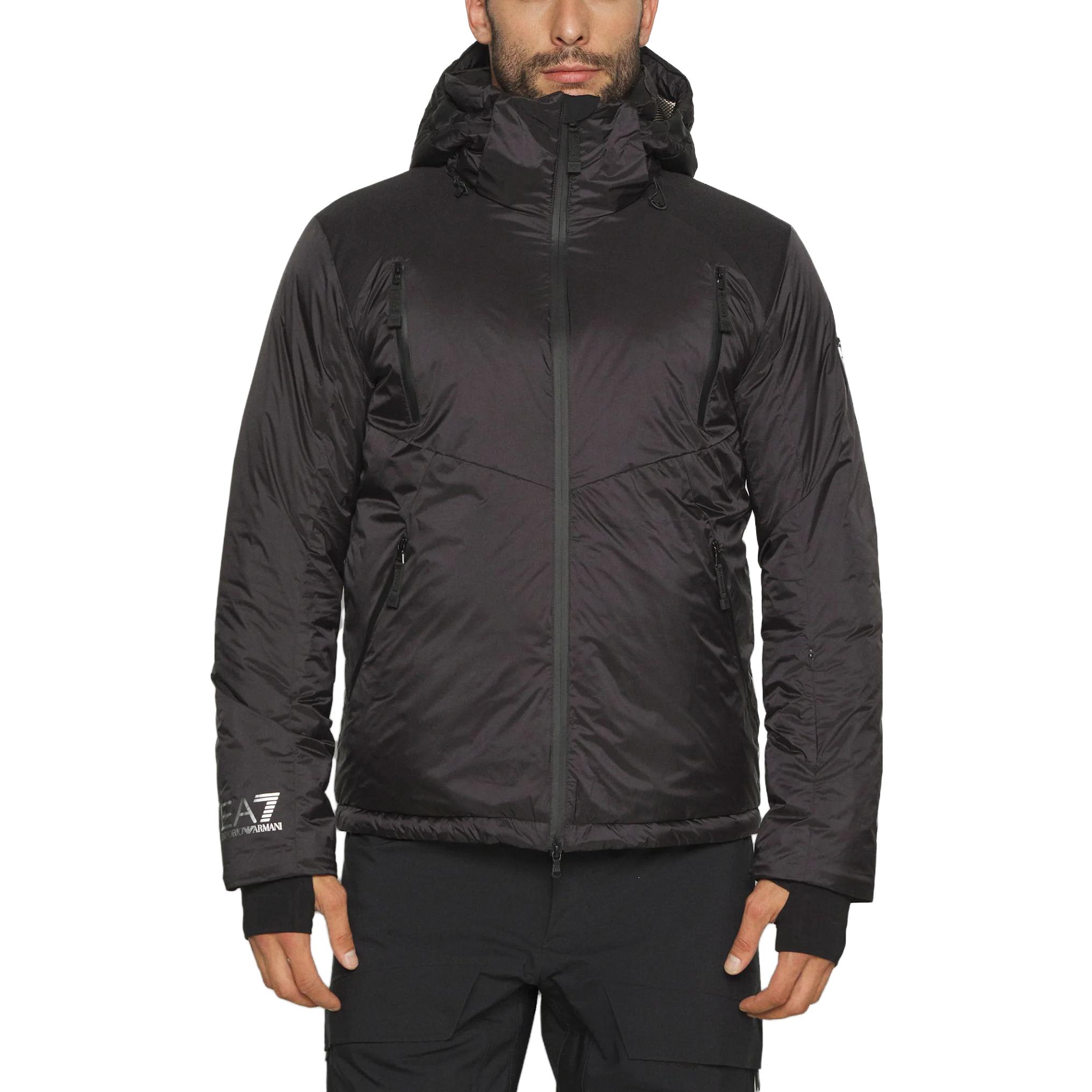 Emporio Armani EA7  Black Zip-Up Hoodie Jacket with Long Sleeves. 6RPG19-PNCKZ-1200 圖 4