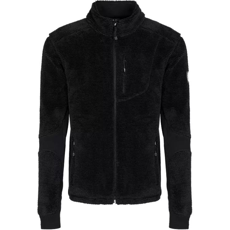 EMPORIO ARMANI EA7  Black Zip-Up Logo Sweatshirt with Stand Collar 6RPMA4-PJSTZ-1200