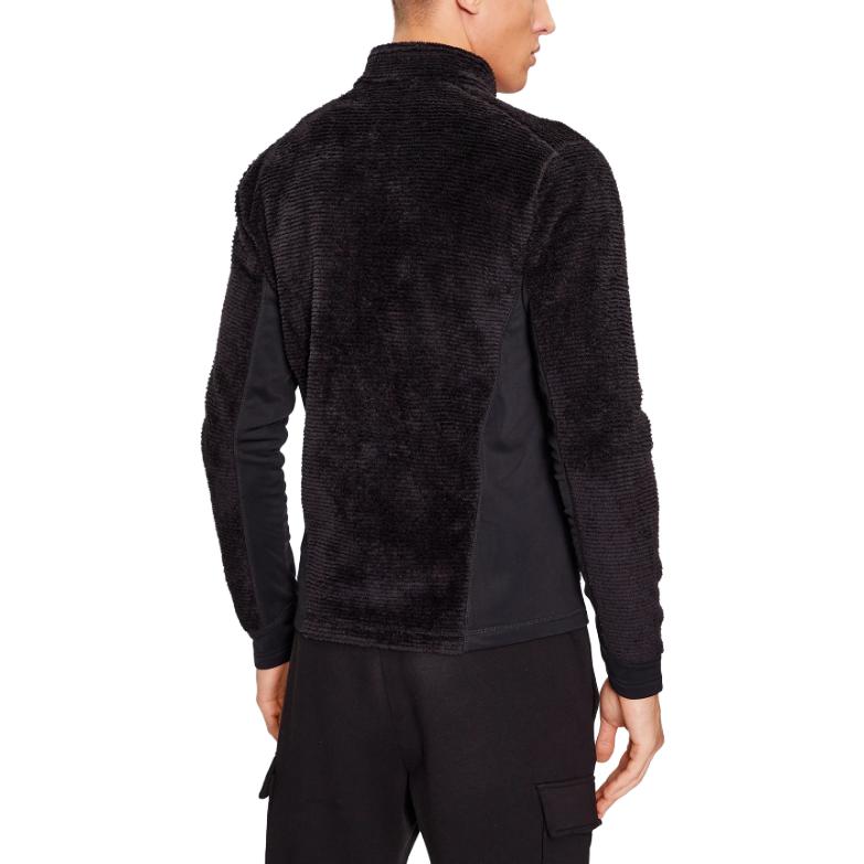 Shop Sudadera Negra con Cremallera y Logo EA7 de Emporio Armani con Cuello Alto. 6RPMA4-PJSTZ-1200