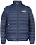 Buy Emporio Armani EA7 Blue Down Jacket with Logo Print and Solid Design. 6KPB14-PNR4Z-1554