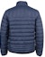 Lookbook Emporio Armani EA7 Blue Down Jacket with Logo Print and Solid Design. 6KPB14-PNR4Z-1554